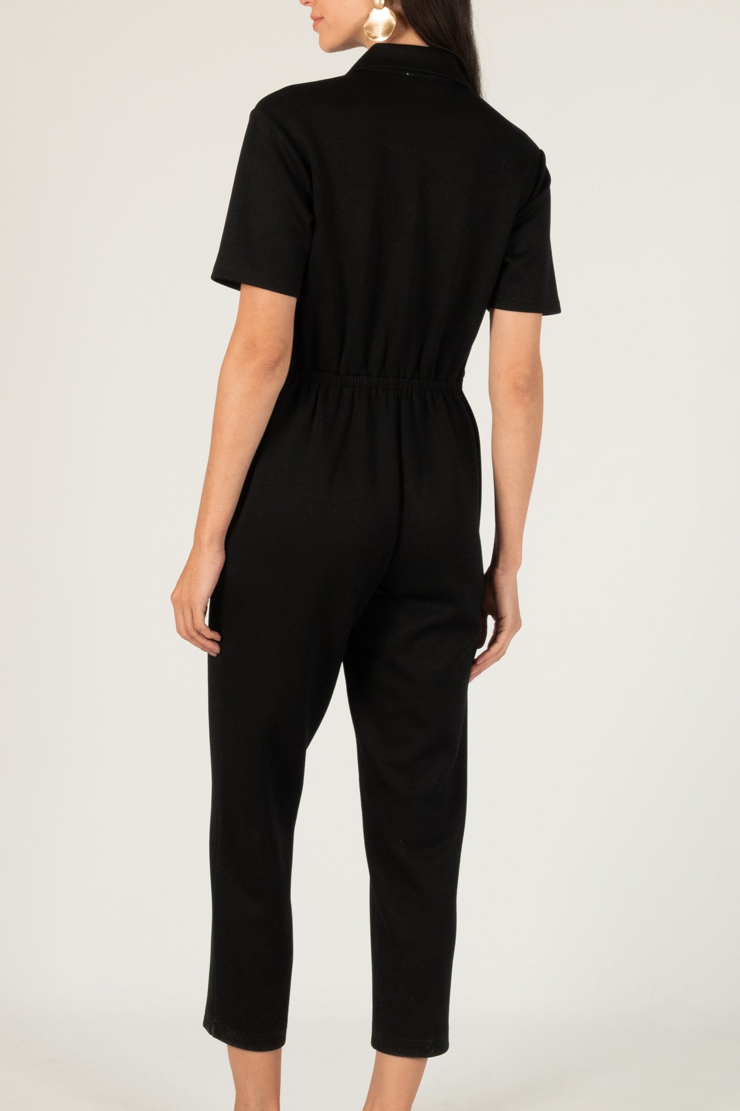 P. CILL Butter Modal Zip Up Jumpsuit