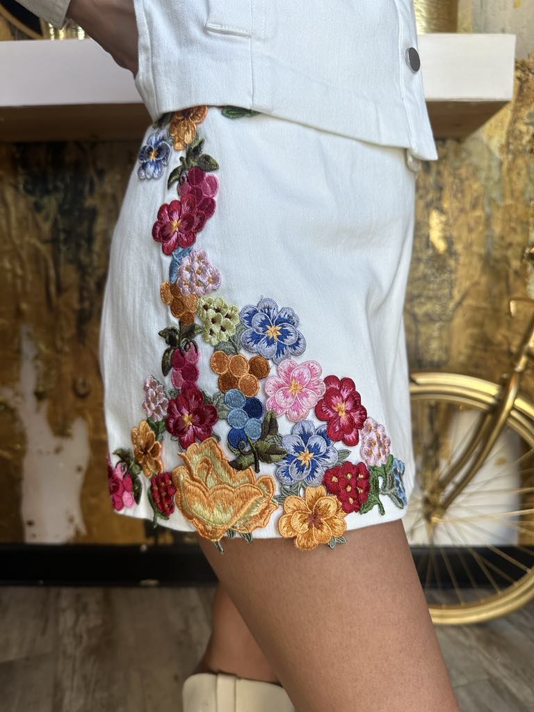 Love The Label Marie Skort - White