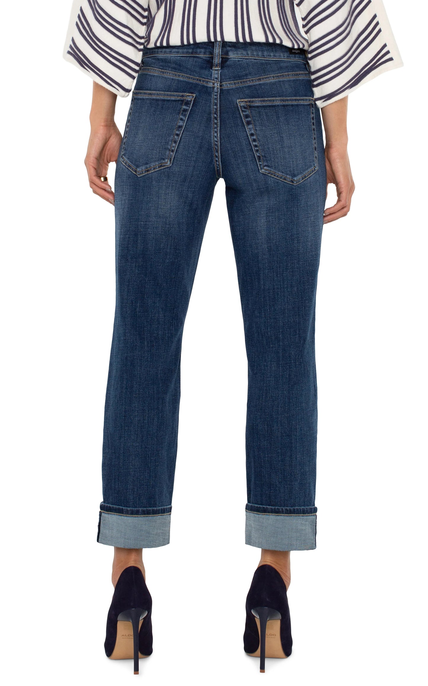 Liverpool Los Angeles Marley Girlfriend Cuffed Jeans