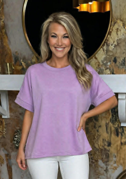 Lavender Scuba Top