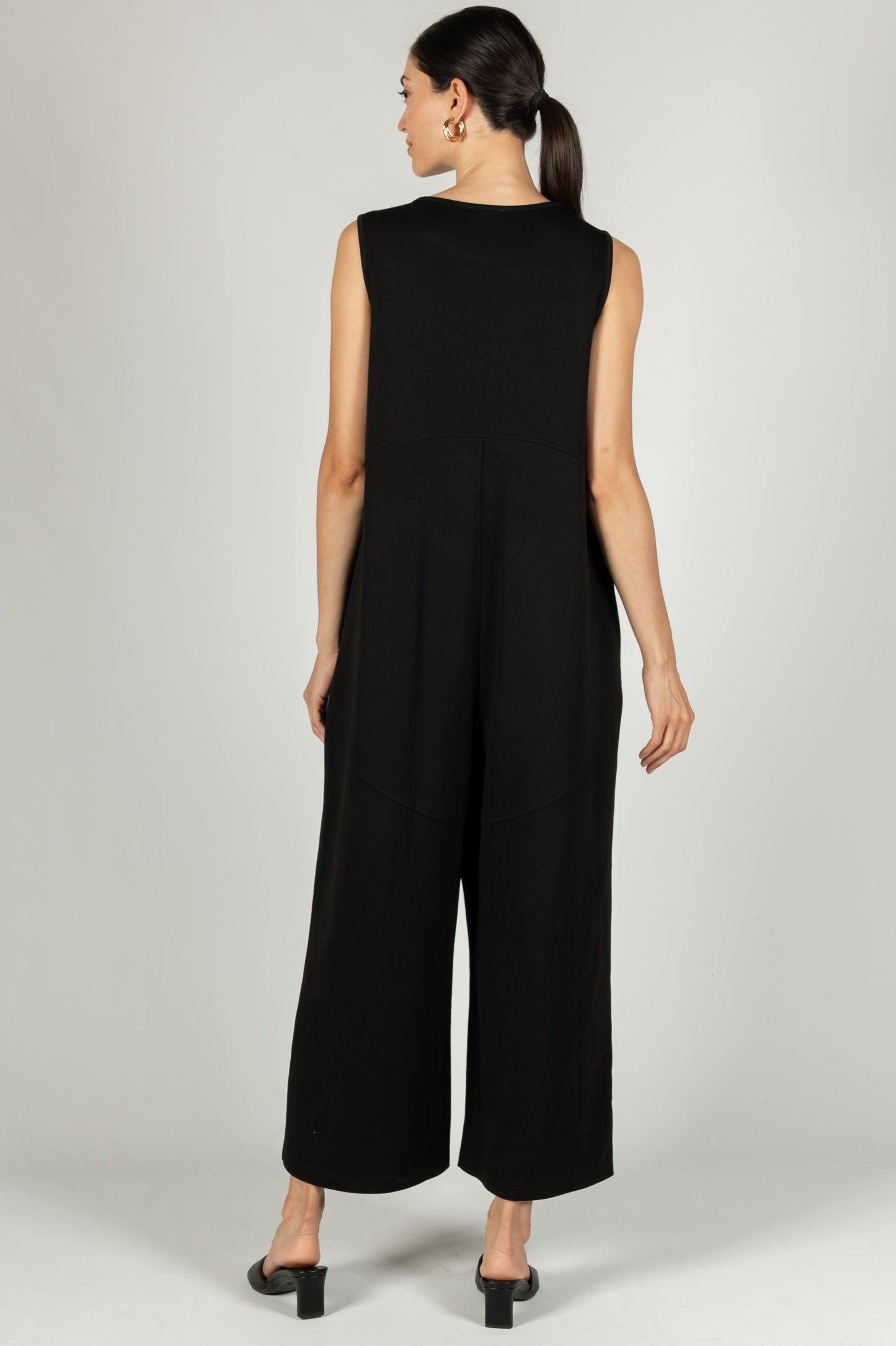 P. CILL Butter Modal Binding Detail Jumpsuit