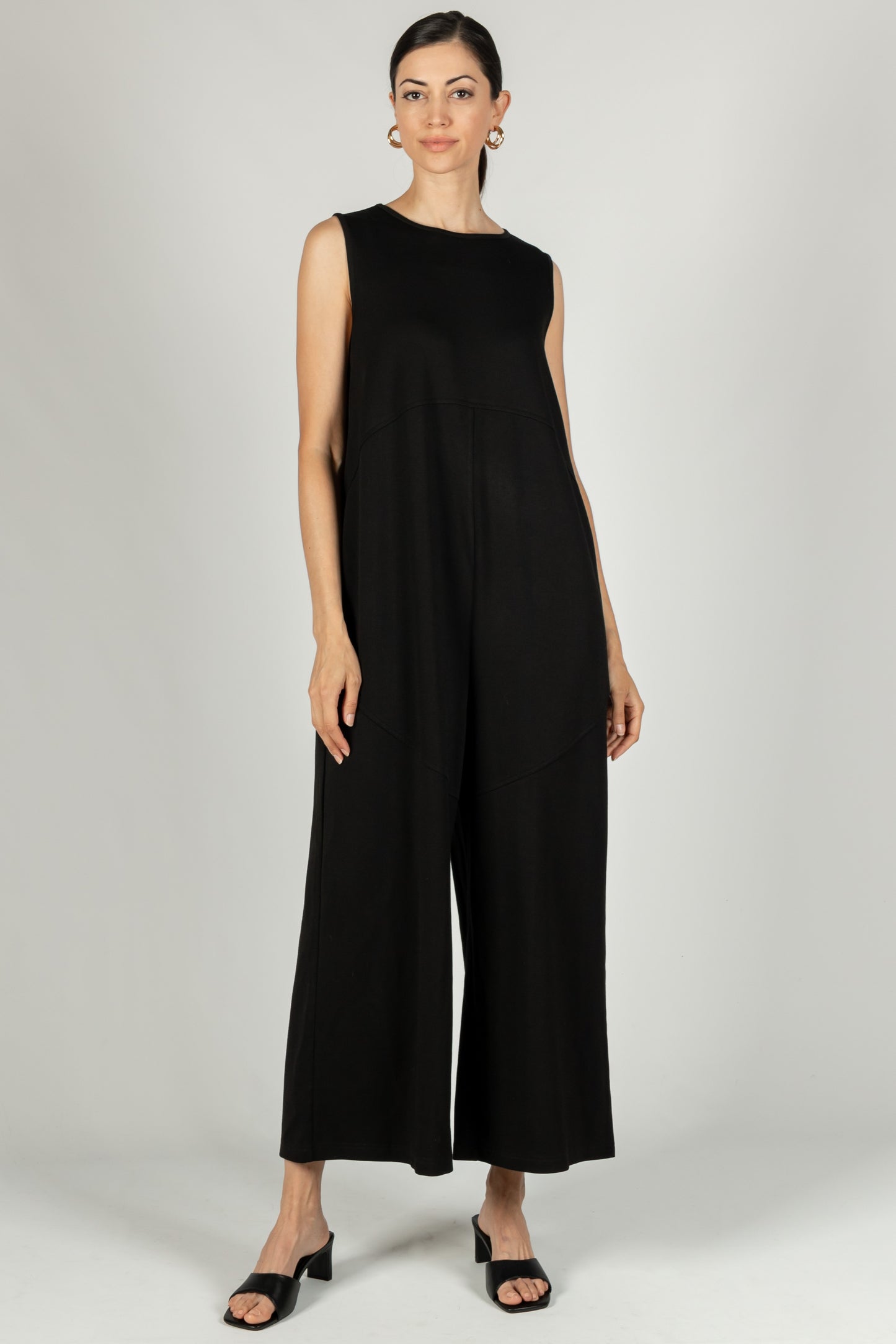 P. CILL Butter Modal Binding Detail Jumpsuit