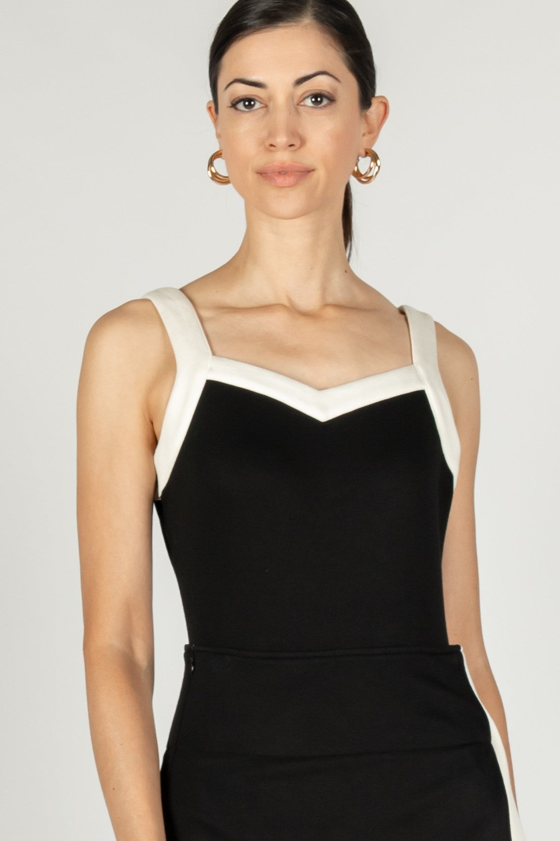 P. CILL Butter Modal Border Contrast Body Suit