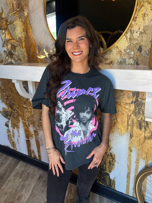 Daydreamer Prince Let's Go Crazy Cotton Graphic T-Shirt