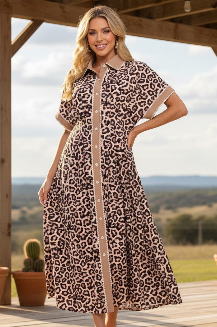 Leopard Midi Dress