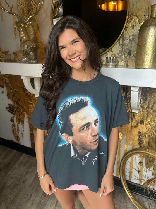 DayDreamer Johnny Cash Fillmore Show Boyfriend Tee