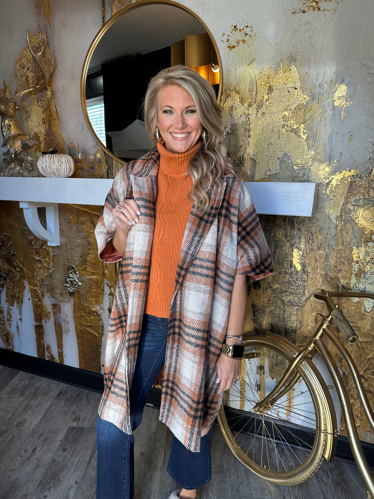 THML Plaid Coat
