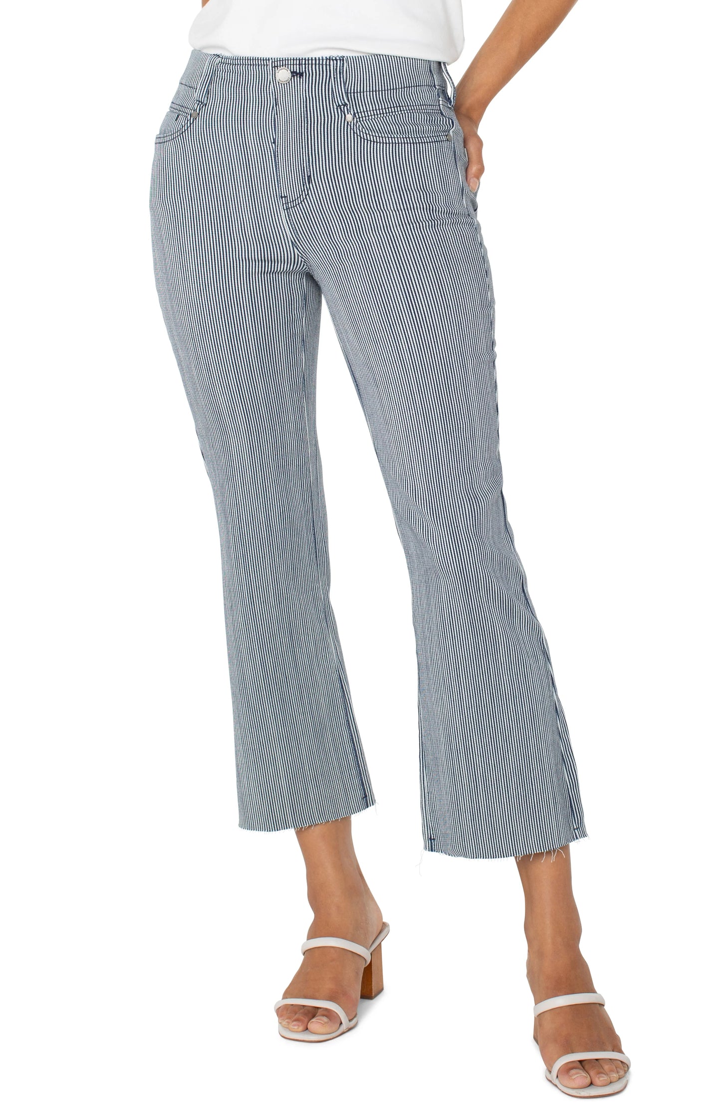 Liverpool Gia Glider Crop Flare