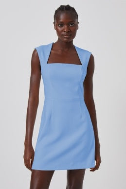 French Connection Whisper Ruth Square Neck Dress